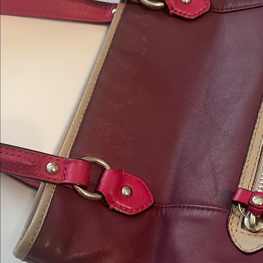 Coach Daisy Spectator Mia F23911 Crossbody Tote Bag in Purple & Pink Leather - Picture 6 of 15